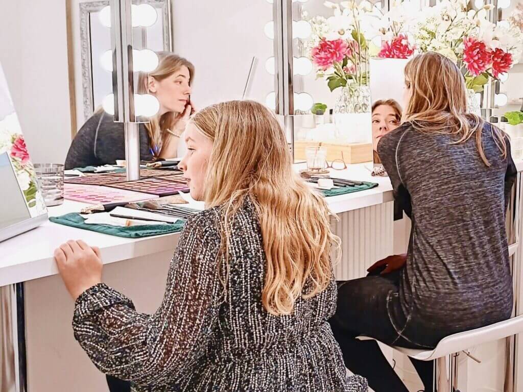 Moeder-dochter make-up workshop amsterdam